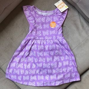 Purple Lemon Butterfly Dress
